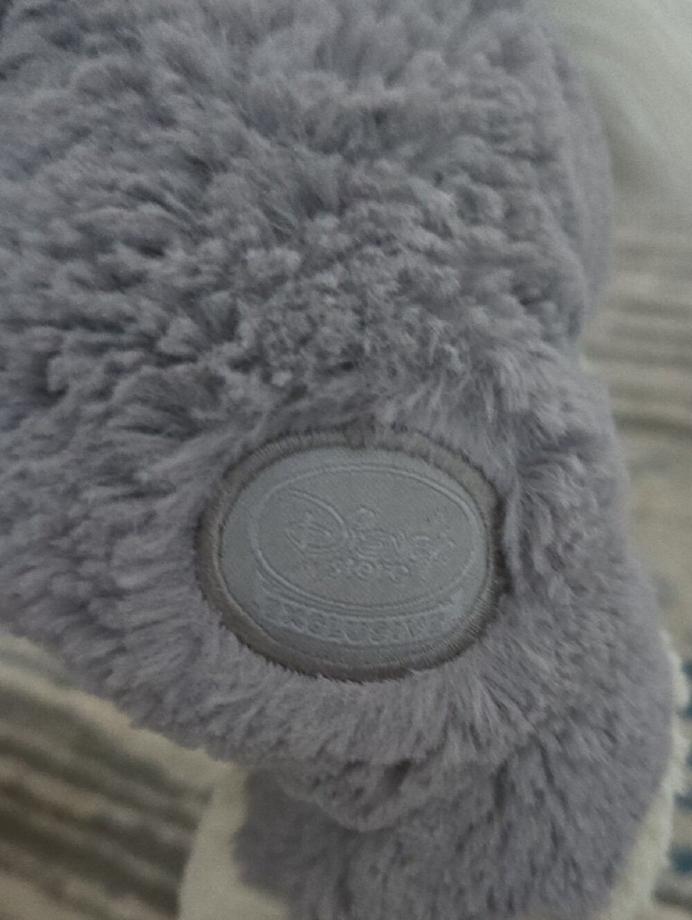 Disney Thumper Gray Plush Bunny Small Pet Toy with Pink Nose - Picture 2 of 3
